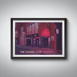 The Cavern Club Liverpool Travel Poster